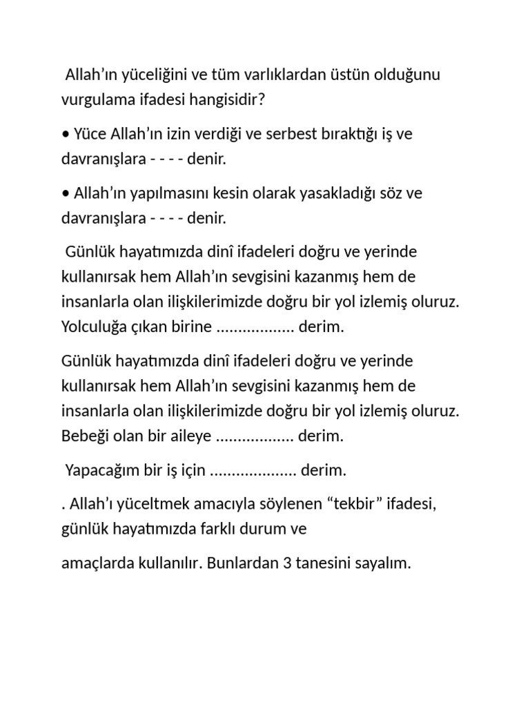 Sorular 1.ünite | PDF