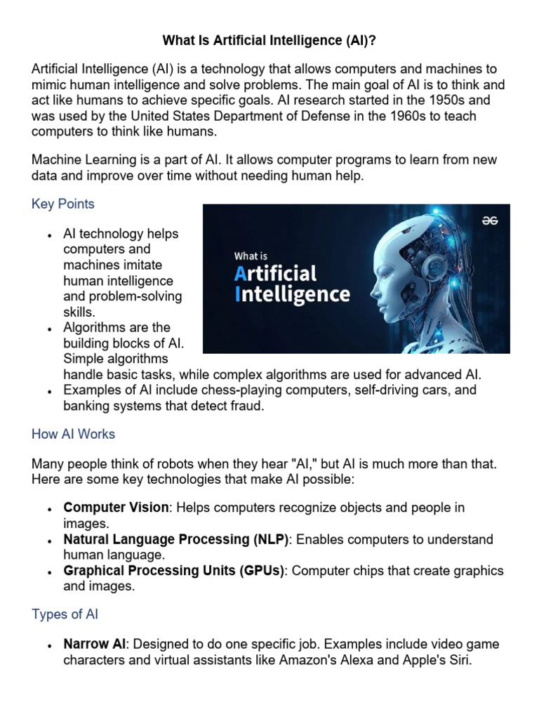 Understanding Artificial Intelligence | PDF | Artificial Intelligence ...