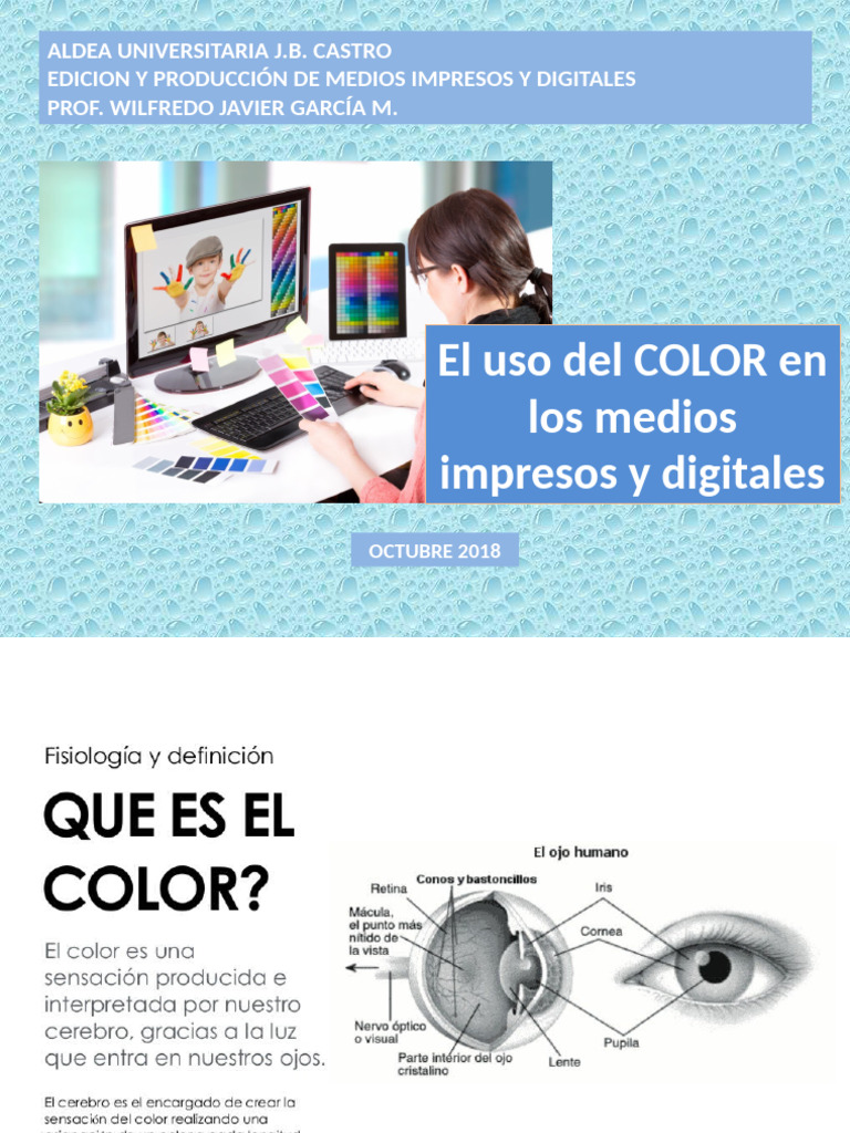 El Uso Del COLOR en Los Medios Impresos y Digitales | PDF | Color | Verde