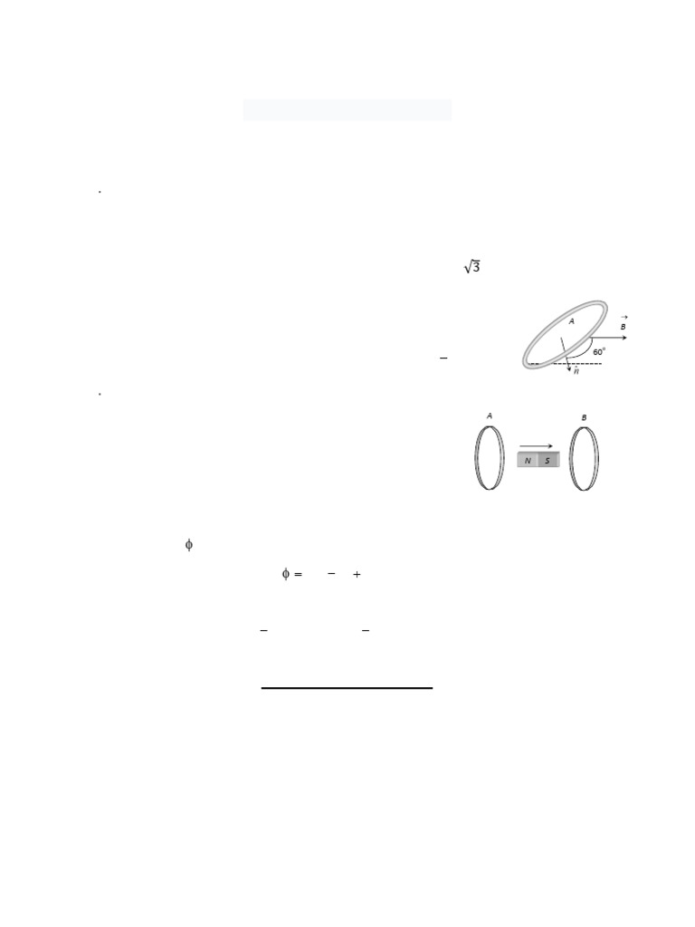 Electromagnetic Induction Assignment 2 Pdf Electromagnetic