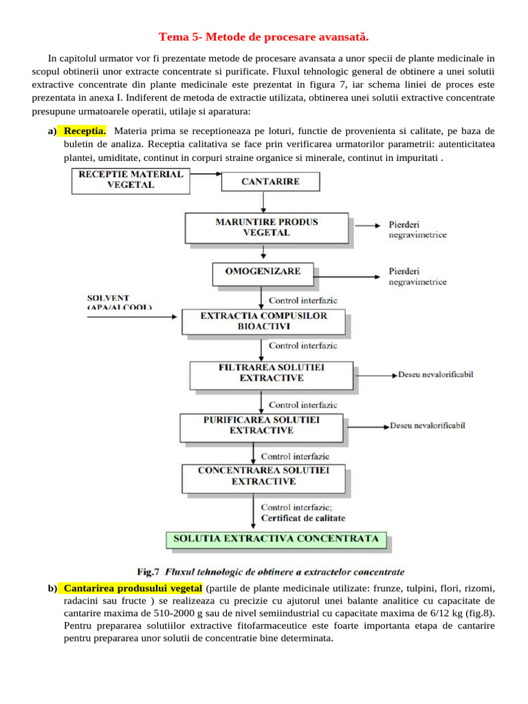 Tema 5 Metode de Procesare Avansată. | PDF