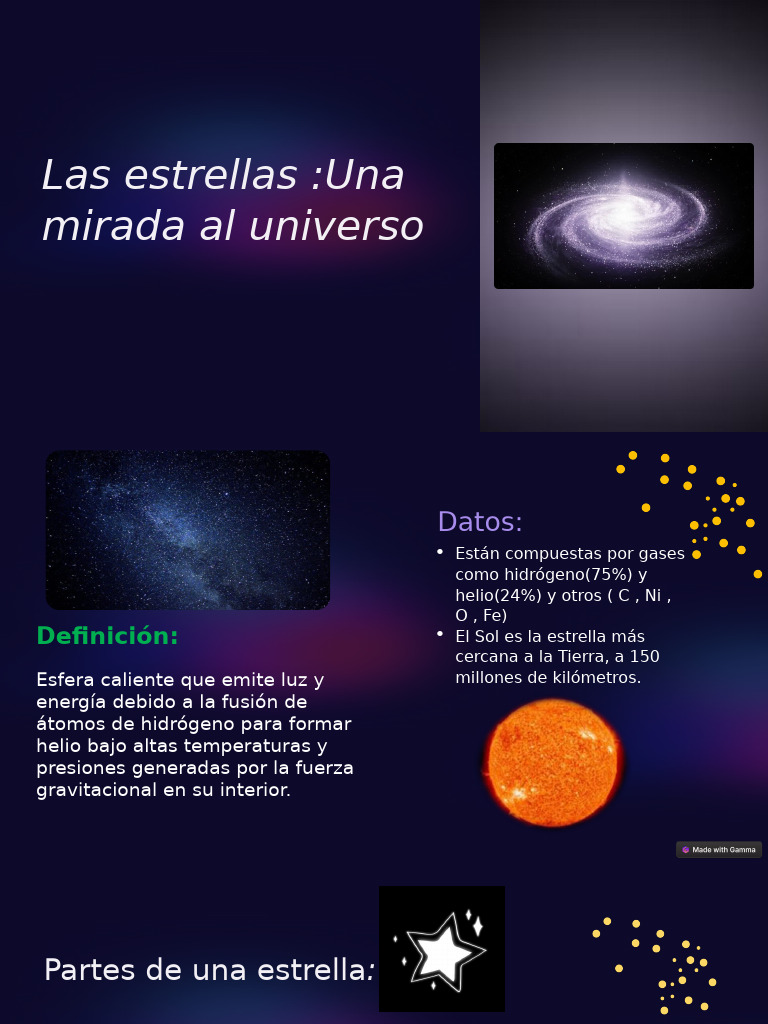 Las Estrellas Una Mirada Al Universo | PDF | Estrellas | Dom