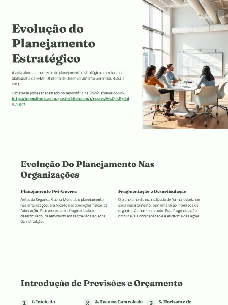 Evolução do Planejamento Estratégico | PDF | Planejamento ...