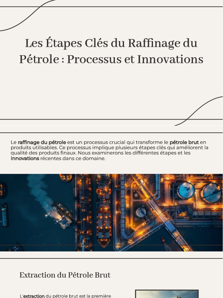 Étapes du Raffinage du Pétrole | PDF