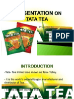 Presentation On Tata Tea