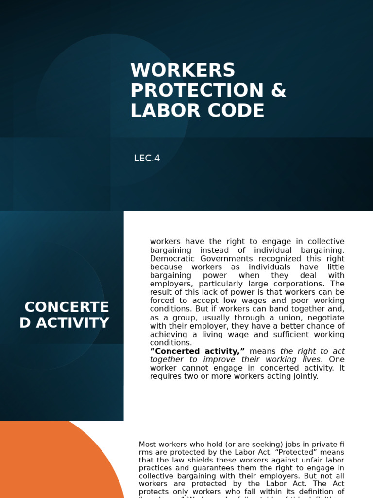 L4 Labor Law Pdf Employment Labour Law