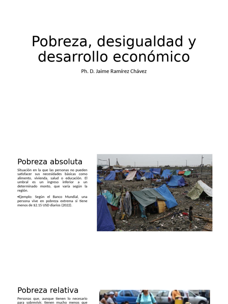 Pobreza y Desigualdad: Causas y Efectos | PDF | Desigualdad social ...