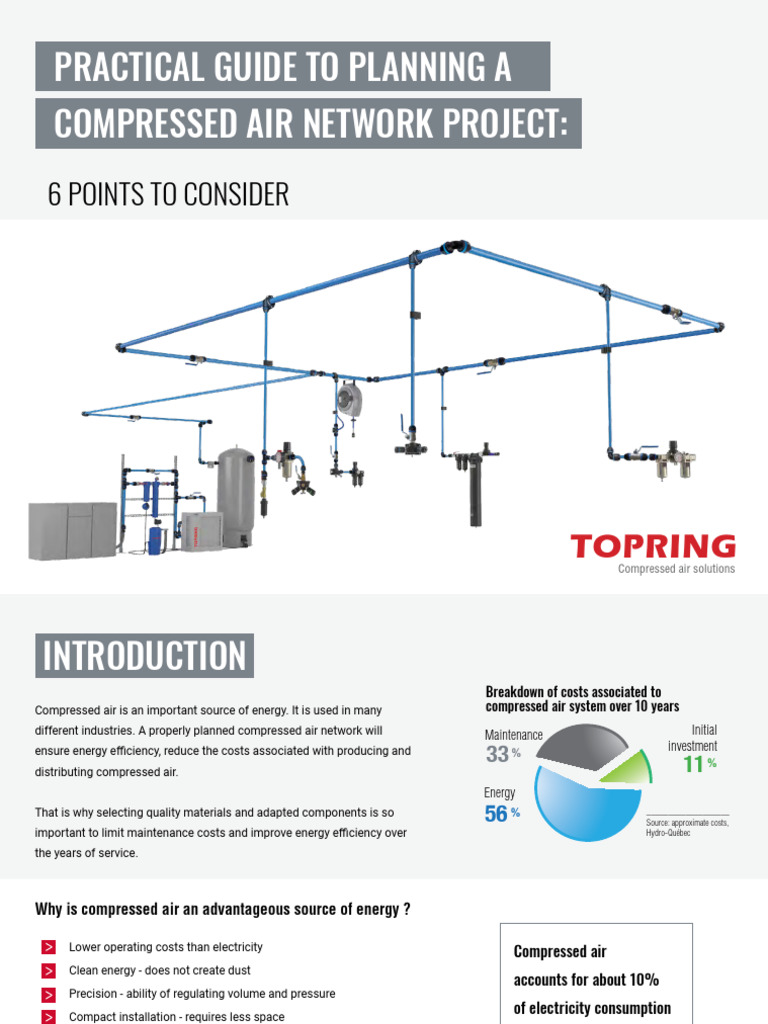 Compressed Air Network Planning Guide | PDF | Efficient Energy Use ...