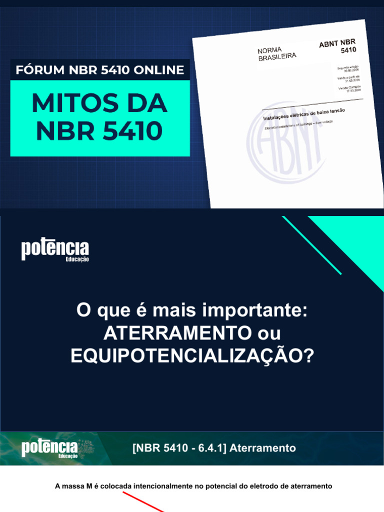 AULA+2+-+Mitos+da+NBR+5410+-+Fo_rum+NBR+5410 | PDF | Combustão ...