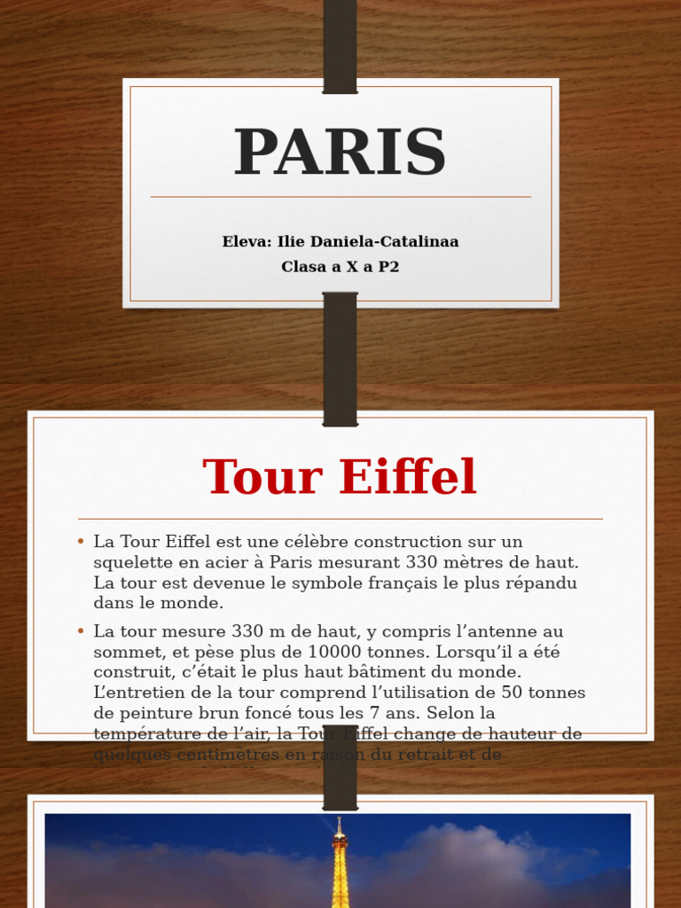 Monuments emblématiques de Paris | PDF | Paris | Persienne