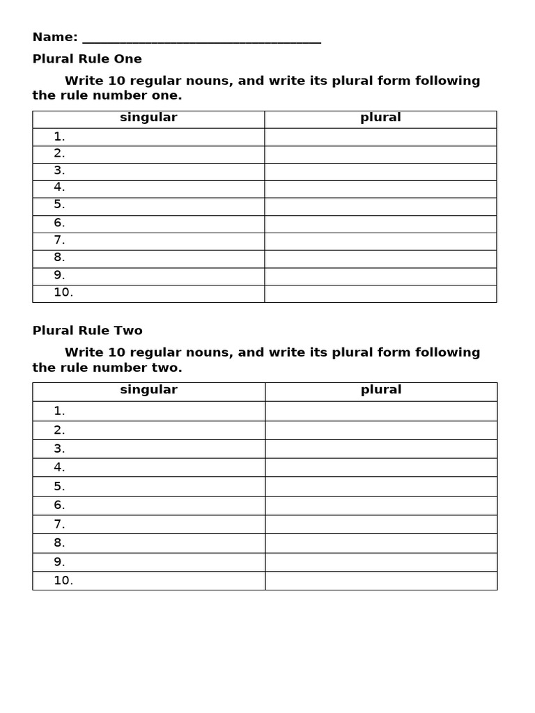 English Activity PDF