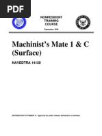 US Navy Course NAVEDTRA 14150 - Machinist's Mate 1 & C (Surface)