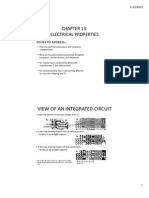 Chapter 13: Electrical Properties: View of An Integrated Circuit