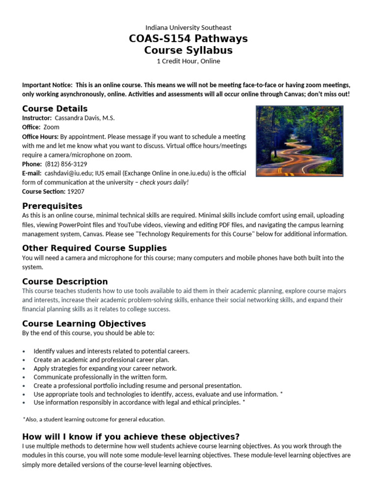 Online Course Syllabus: Career Planning | PDF | Cost Of Living | Adobe ...
