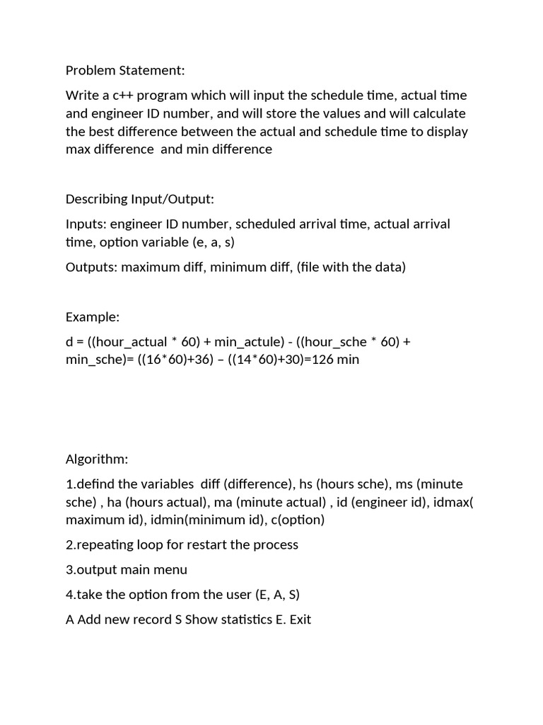 Calculate The Best Difference | PDF | Computers