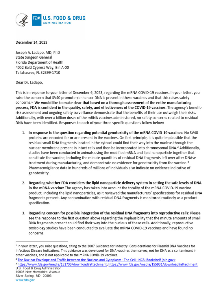 SV40 Promoter:Enhancer DNA Is Present in These Vaccines | PDF ...