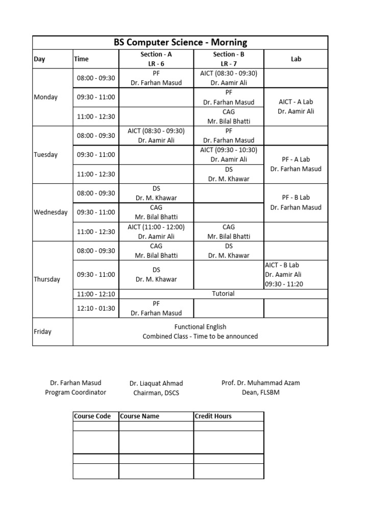Suramadenusra 2025 Course Schedule | PDF | Mathematics