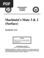 US Navy Course NAVEDTRA 14151 - Machinist's Mate 3&2 (Surface)