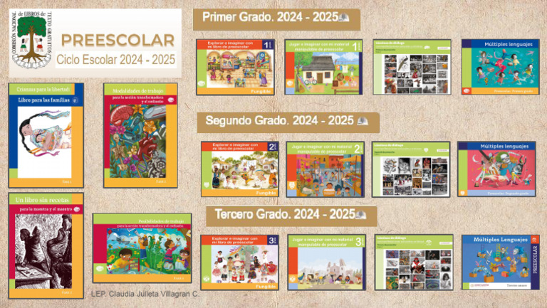 Libros De Texto Preescolar Ciclo Escolar 2024 2025 Pdf