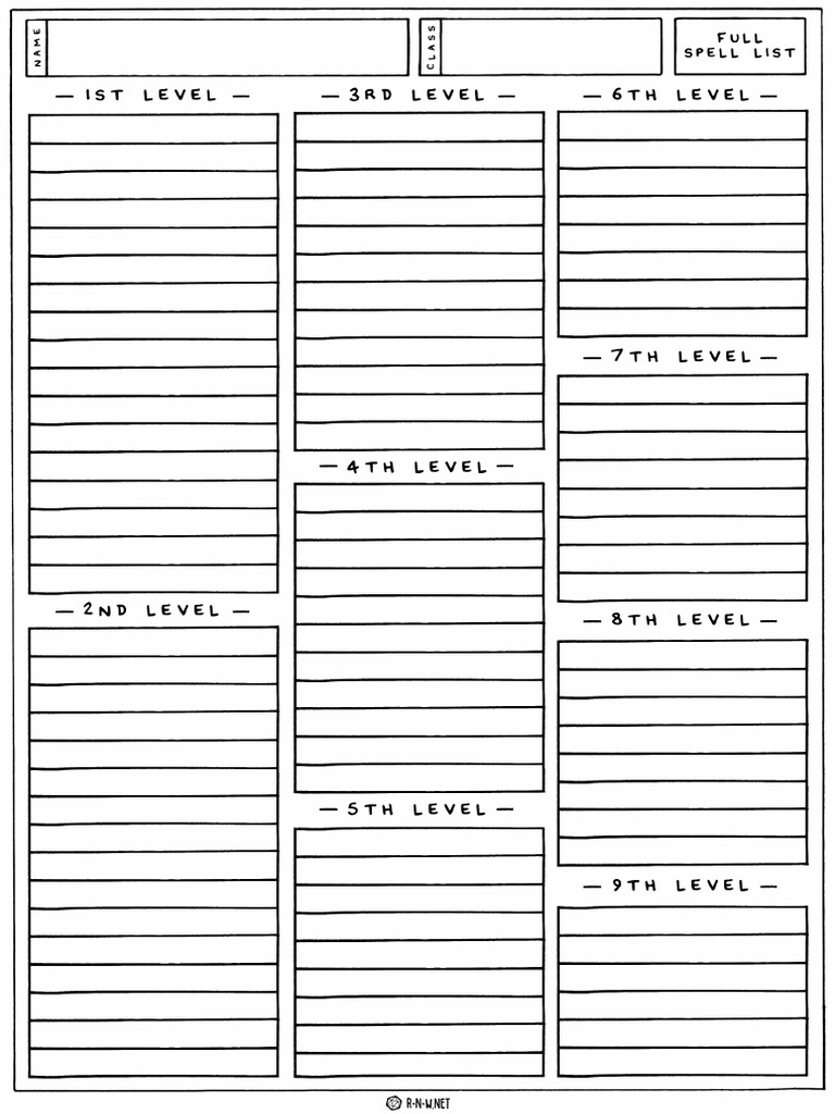 the-new-improved-5e-character-sheet-minimal-style-spell-list-page