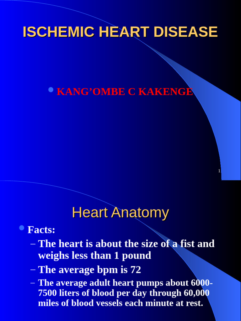 Ischemic Heart Disease Overview and Insights | PDF | Heart | Myocardial ...