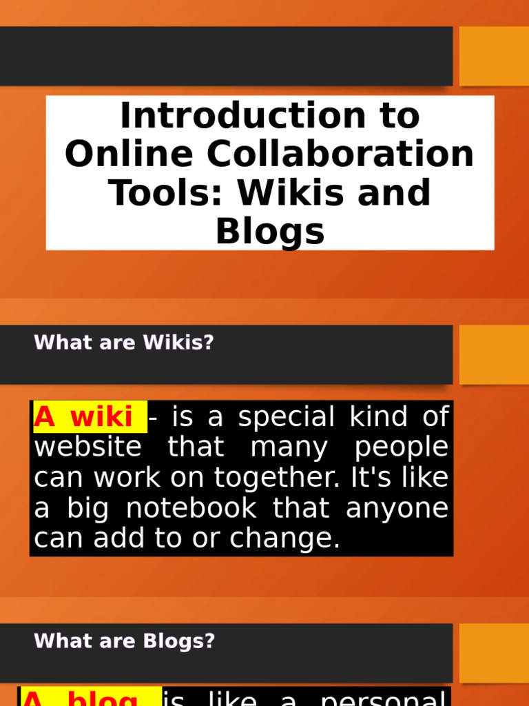 Understanding Wikis and Blogs Online | PDF | Wiki | Blog
