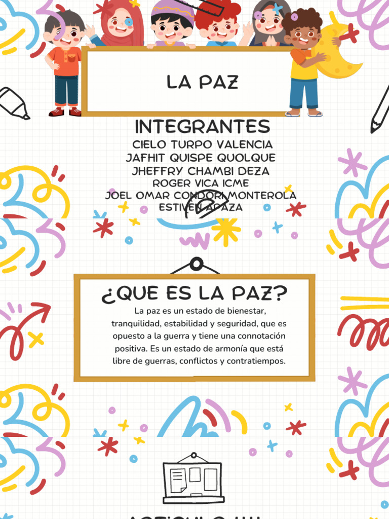 Promoviendo la Cultura de Paz | PDF | Paz | Violencia