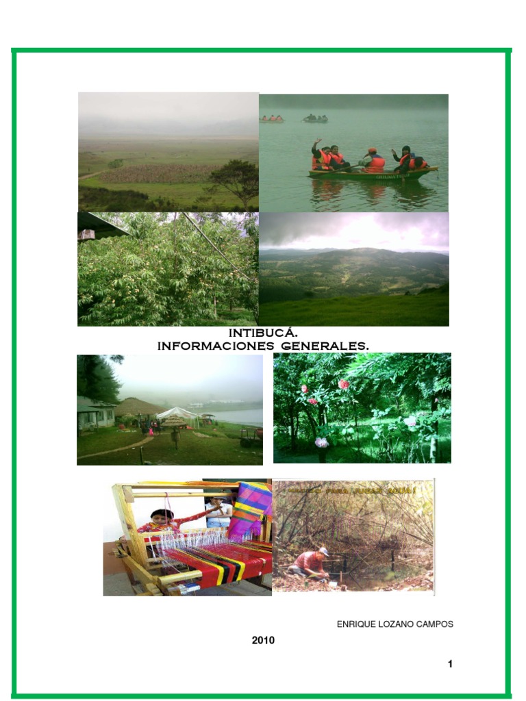 Información sobre Intibucá y su desarrollo | PDF | Agua subterránea | Agua