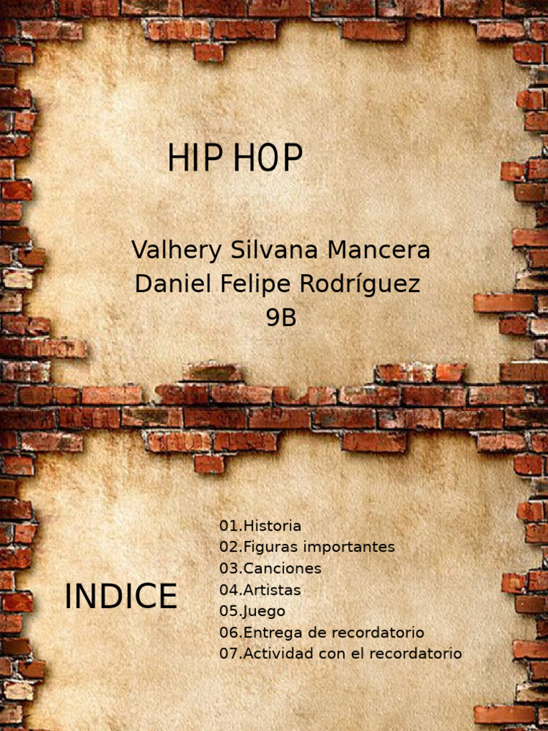 Historia y figuras del Hip Hop | PDF | Música hip-hop | Las artes escénicas