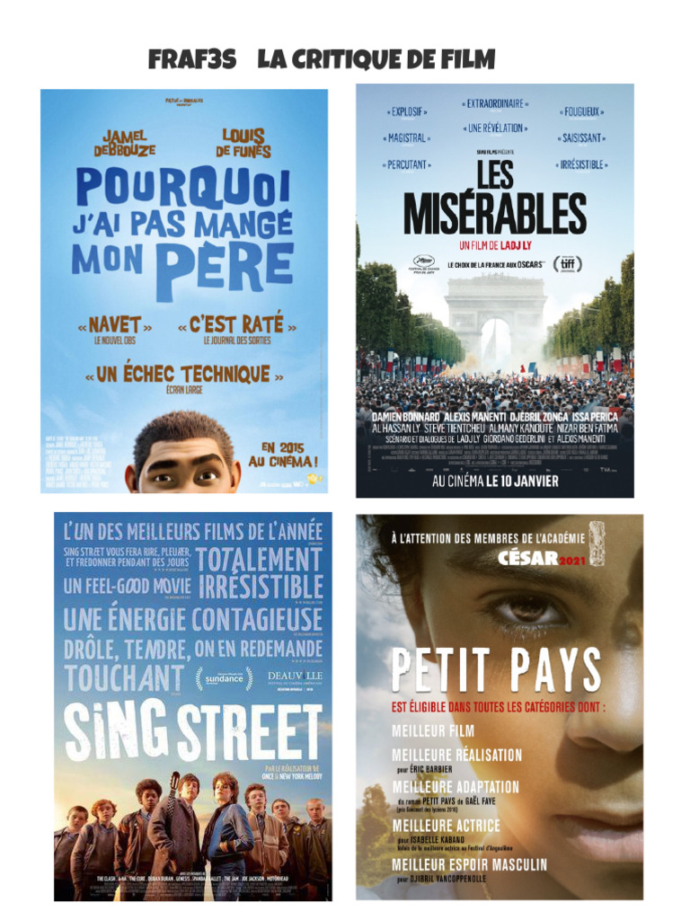 Rédiger une critique de film efficace | PDF | Cinématographie | la ...