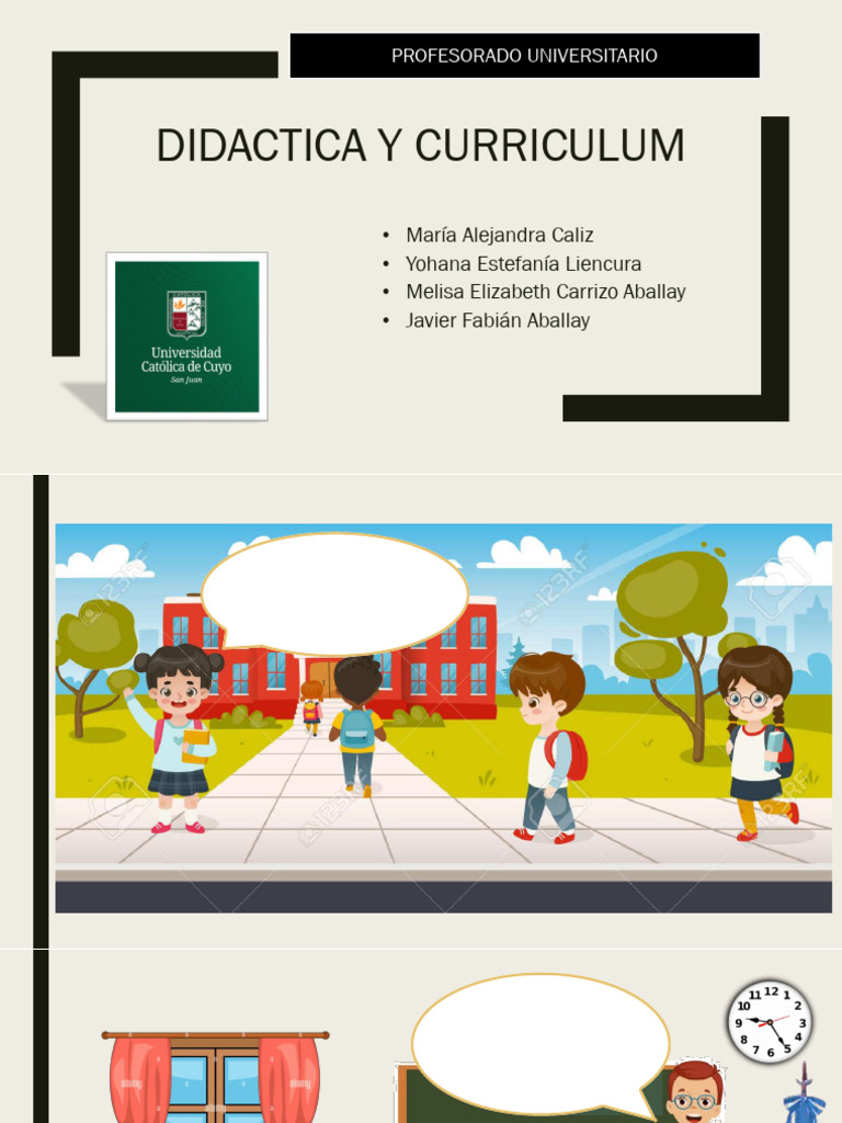 Didactica y Curriculum Comic-1 | PDF | Plan de estudios | Enseñando