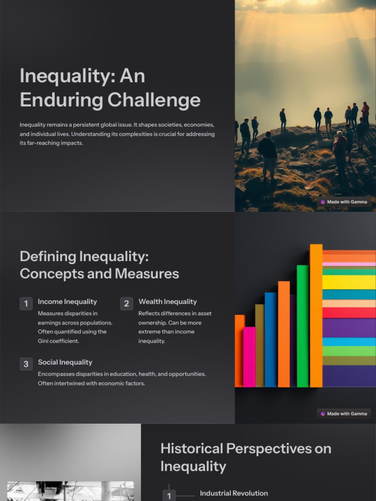 Defining Inequality: Key Concepts | PDF | Cost Of Living | Economic ...