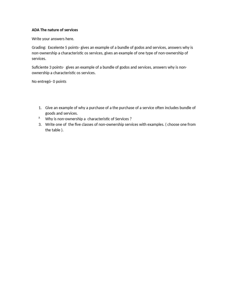 Understanding Service Characteristics and Examples | PDF