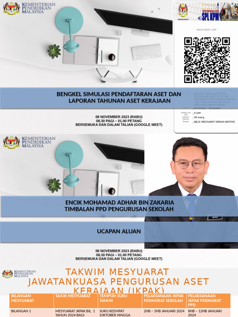 Jadual Mesyuarat JKPAK 2024 | PDF
