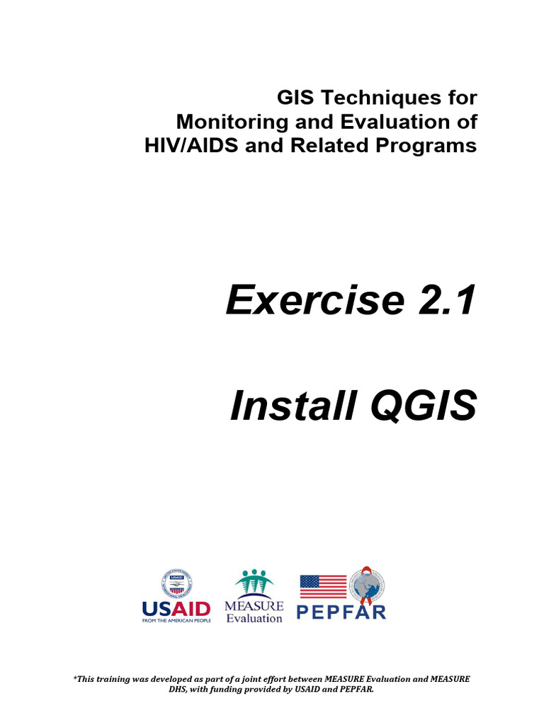 GIS DL Course 2 Exer 2.1 Install - v3 - Logos | PDF | Computing ...