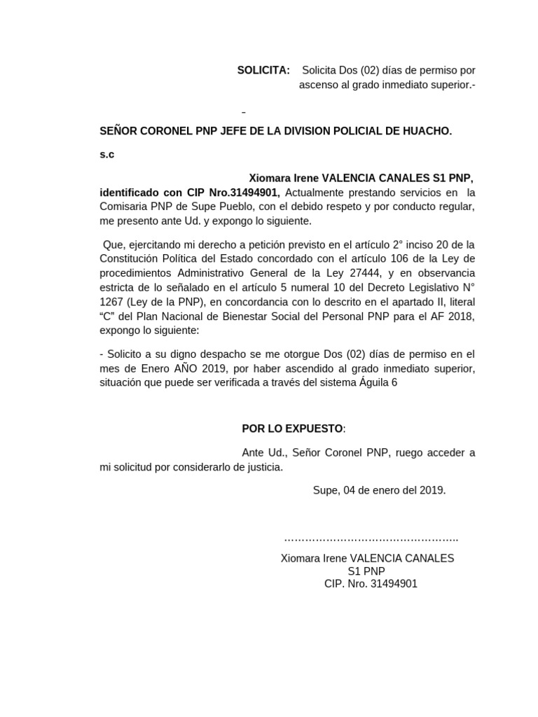 Solicita Por Ascenso | PDF | Gobierno | Justicia
