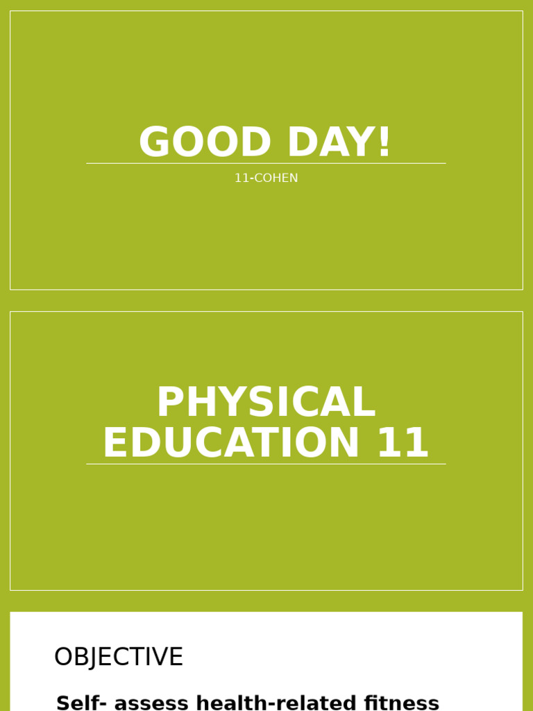 Ppt1 Lesson 1 Pdf Physical Fitness Flexibility Anatomy