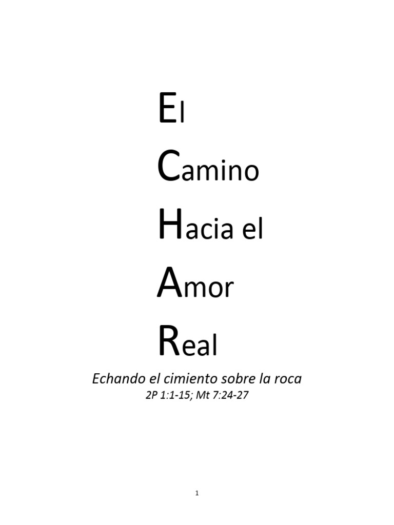 EL Camino Hacia El Amor Real PDF Intercesión Oración