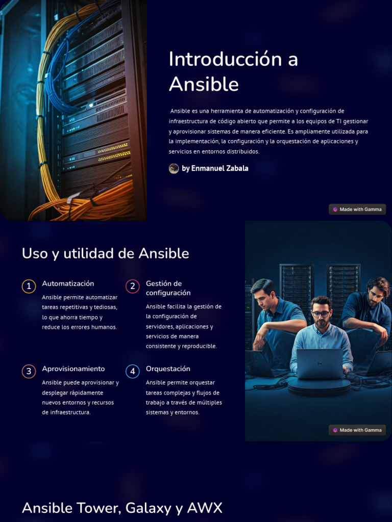 Introducción a Ansible y su automatización | PDF | Software del sistema ...