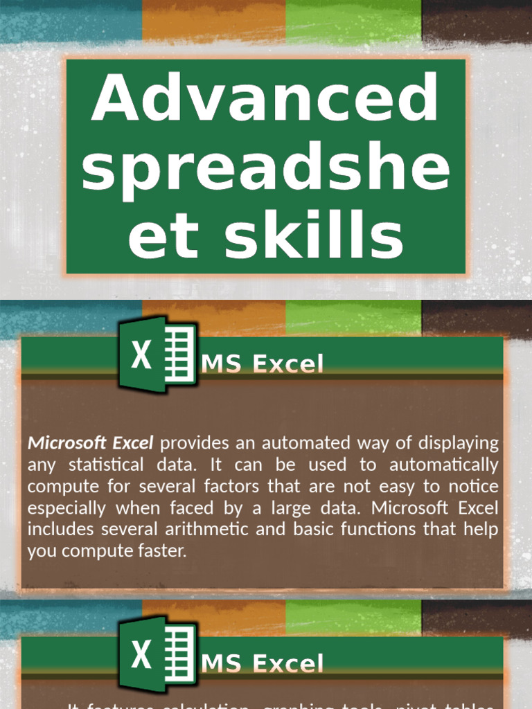 Mastering Excel: Advanced Functions & Skills | PDF | Microsoft Excel ...