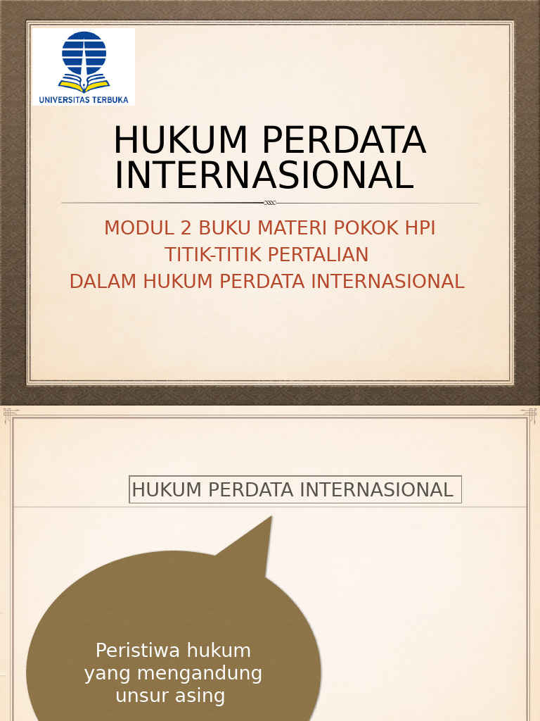 Titik Pertalian dalam Hukum Perdata Internasional | PDF