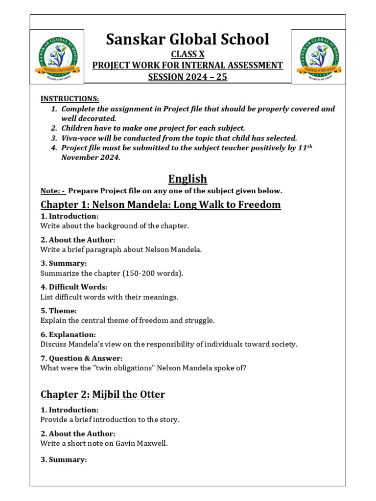 Project Work Class 10 Pdf Spreadsheet Circle