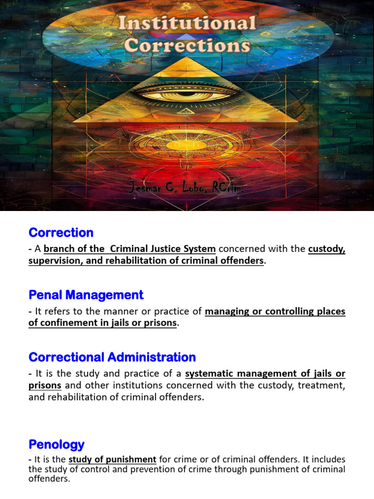 Overview of Correctional Practices | PDF | Punishments | Prison