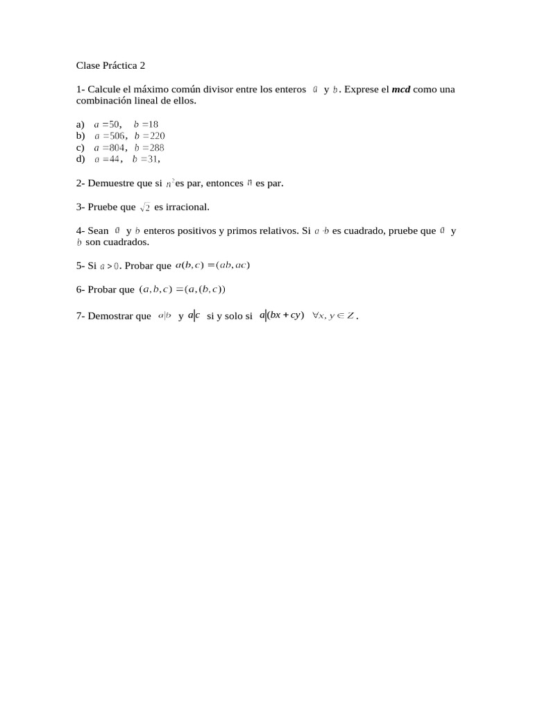 Clase Practica 2 | PDF