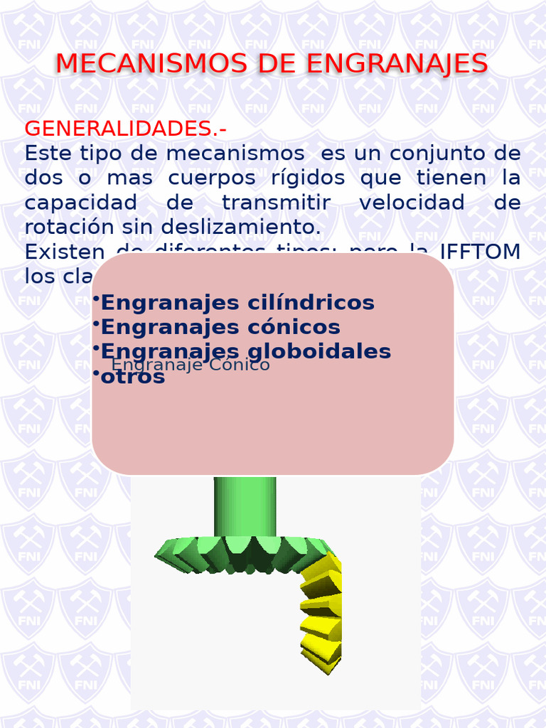 Mecanismos De Engranajes Pdf Engranaje Bienes Manufacturados