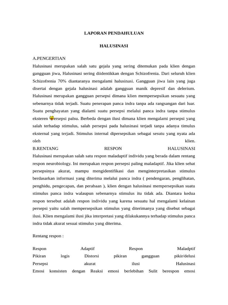Halusinasi | PDF