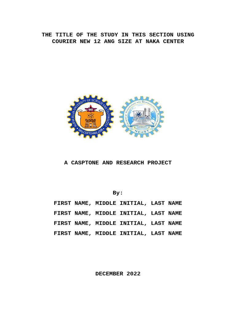 Format Sa Harap NG Soft Bound Manuscript at Ilalagay Sa Tagiliran | PDF