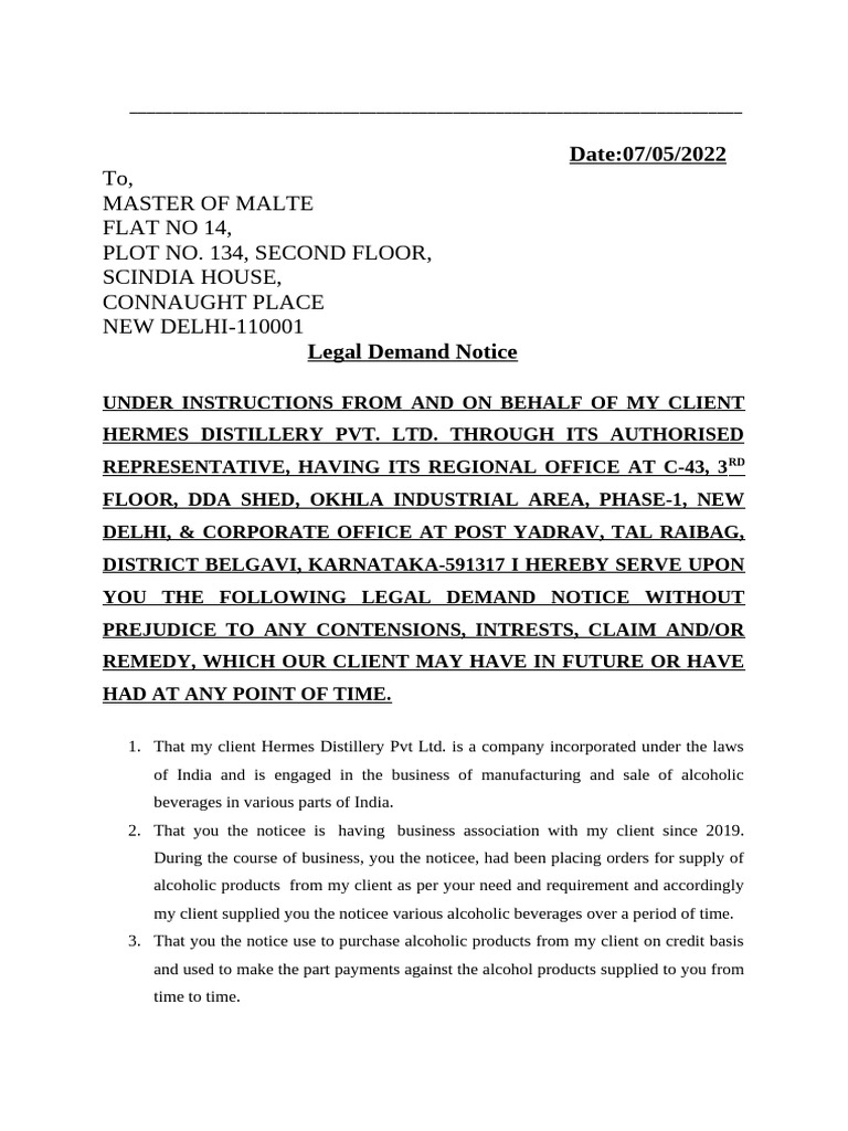 ledal notice to recovery | PDF | Common Law | Justice