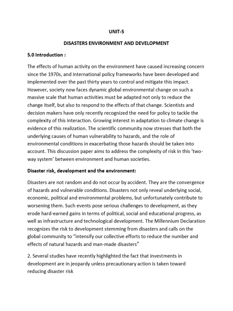 dppm_unit_5 | PDF | Dam | Disaster Risk Reduction