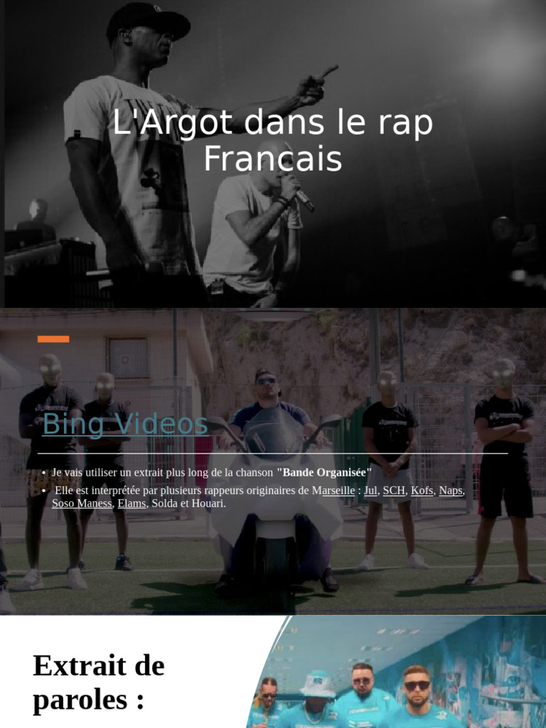 Argot et Identité dans le Rap Français | PDF | Rap